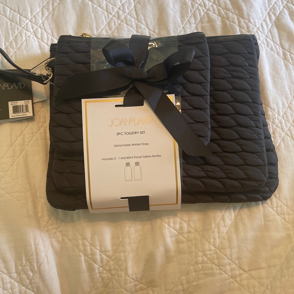 Joan&David Three Piece Travel Set for Toiletries/Cosmetics